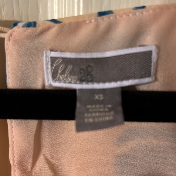 Chelsea 28 Pink Rose Painted Gardenias Dress - Picture 3 of 3